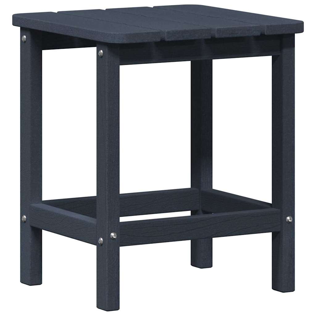 Side Table Navy Blue 38 x 38 x 46 cm Polyethylene