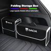 Логотип Dacia Органайзер-бокс для багажника автомобиля Большая вместимость Складная сумка для хранения Для Dacia Sandero Stepway Dokker Lodgy Duster Logan Spring