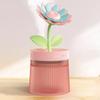 Compact USB Humidifier Flower Design 260ml Night Light Aroma Diffuser for Desk