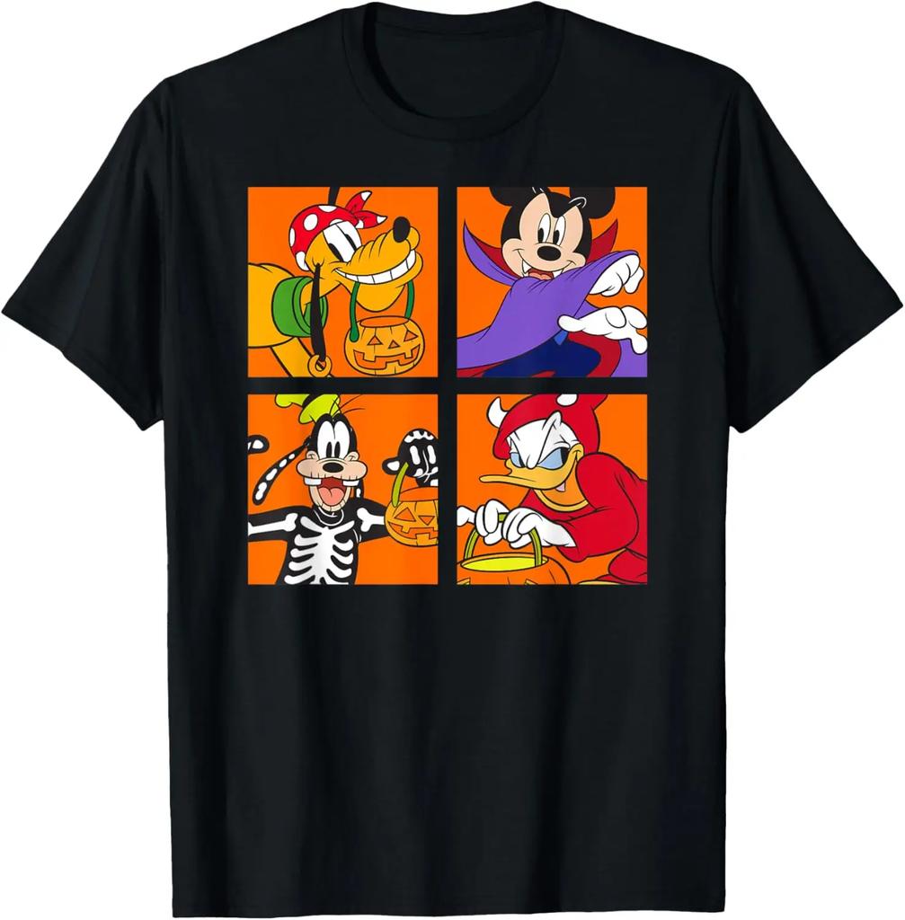 Модная Хэллоуинская футболка Disney - Микки Маус и Друзья, Сюрприз, Размеры S-4XL, Четыре Сезона