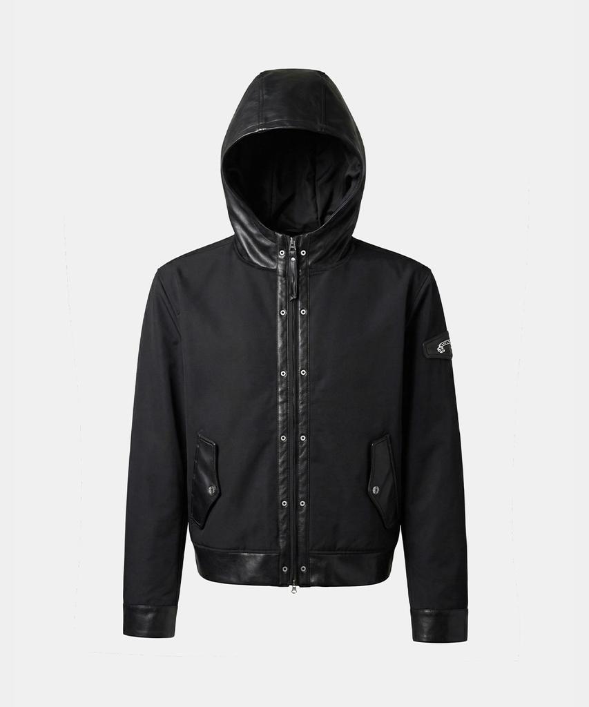 Badblood Viper 91 Contrast Hooded Blouson - Black