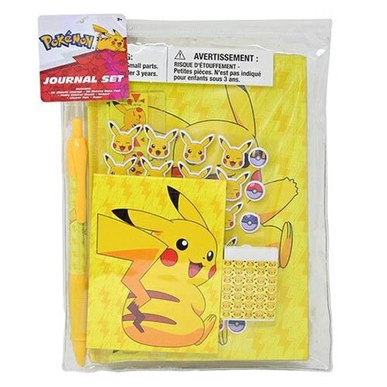 Набор для ведения журнала Pokemon 19780 Карманный Монстр Товары Канцелярские принадлежности Блокнот Объемные Наклейки Ластик Ручка Мальчики Девочки Импортные 714430POK
