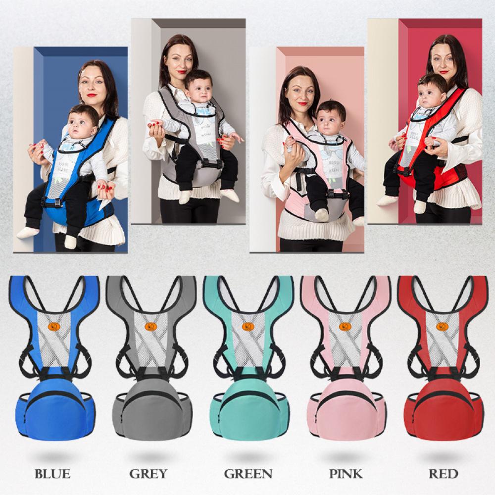 CPC Certified Foldable Storable Baby Hip‑Seat Carrier, Front & Back Dual‑Use Infant Sling, Portable Hands‑Free Baby Carrying Tool for Outdoor