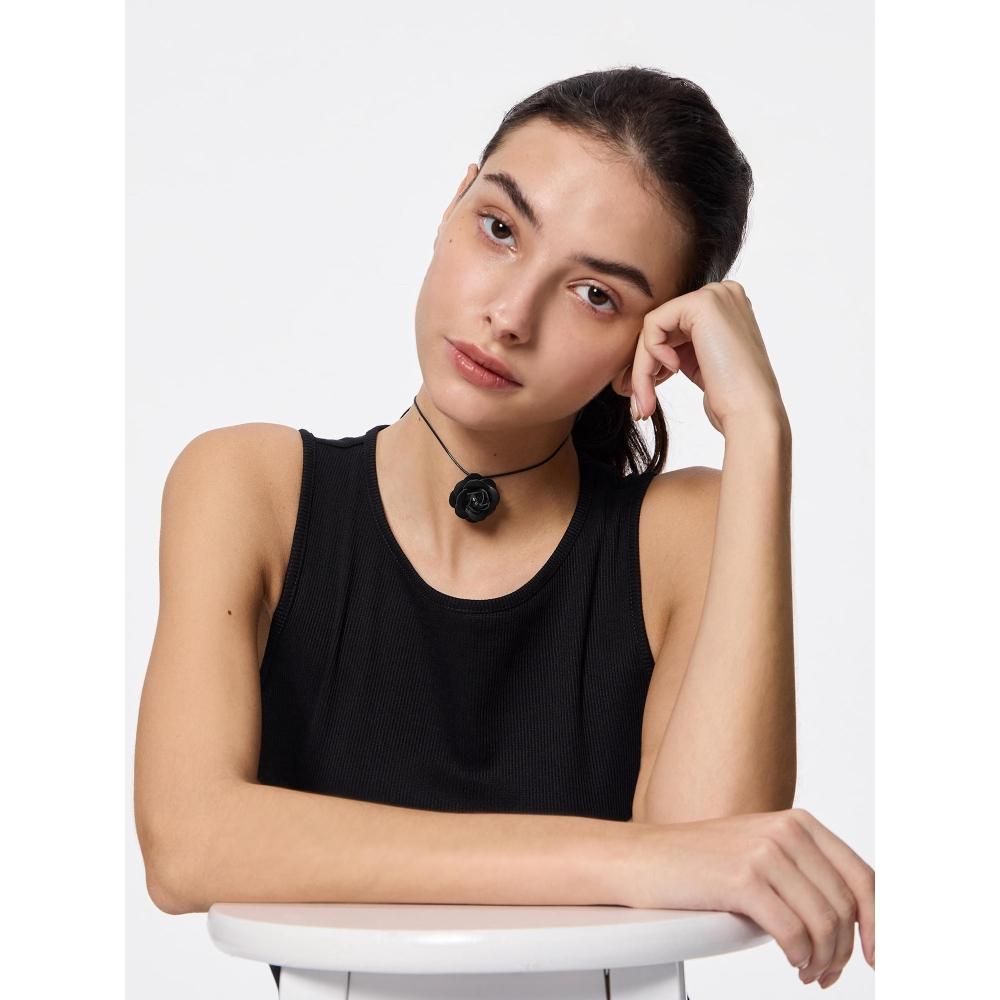 GU by Uniqlo Чокер с мотивом розы