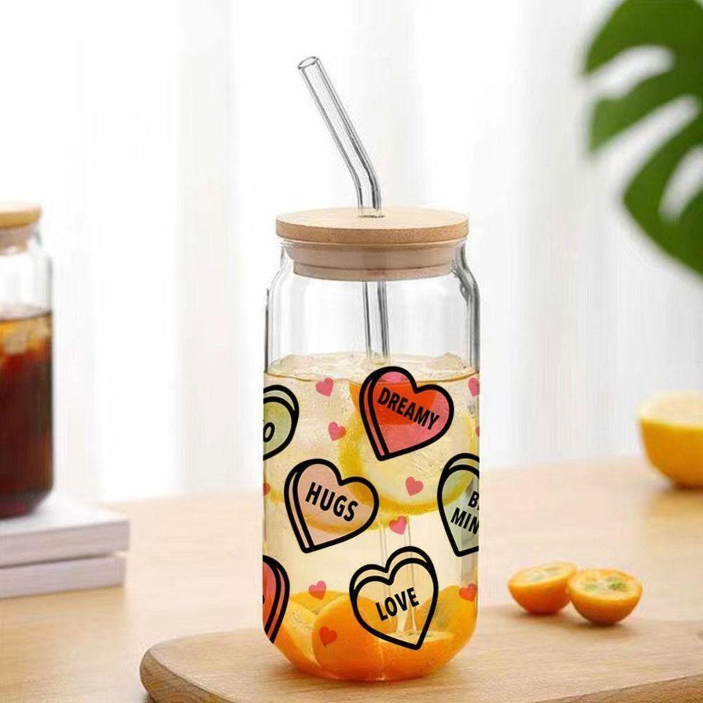 Rub on Cup Wraps Flower Printed Transfer Cup Stickers 3D UV DTF Transfers Stickers  16OZ Glass Cups