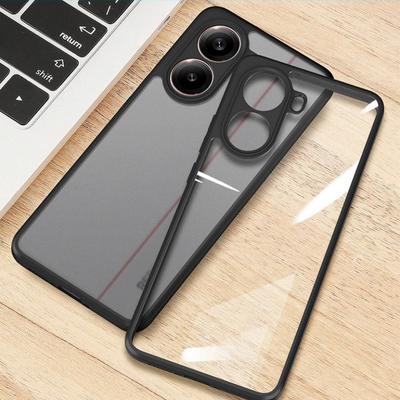 Для чехла Poco X7 Pro Чехол Poco X7 Pro Funda Coque Матовый Прозрачный ПК Ударопрочный Край из ТПУ Прозрачная Задняя Крышка Poco X7 Pro