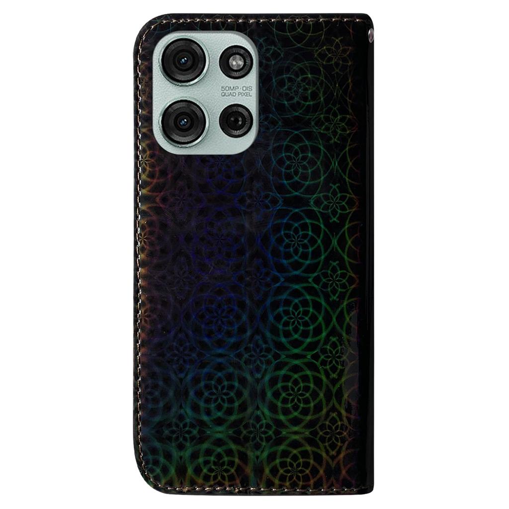 For Motorola Moto G75 5G Stand Case Dazzling Flower Leather Phone Cover
