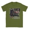 Handsome Unisex Leon Kennedy Gamer Fans Art 100 Cotton T Shirt For Unisex Summer Classic TShirts O Neck Fashion Tee Shirt Oversized