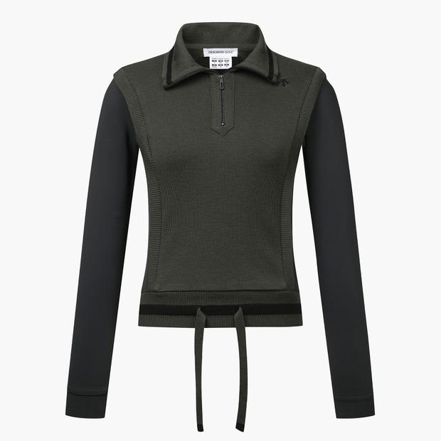 DESCENTE GOLF Women'S Knit Cushion Hybrid Sweater (Dp32Wfkp98)