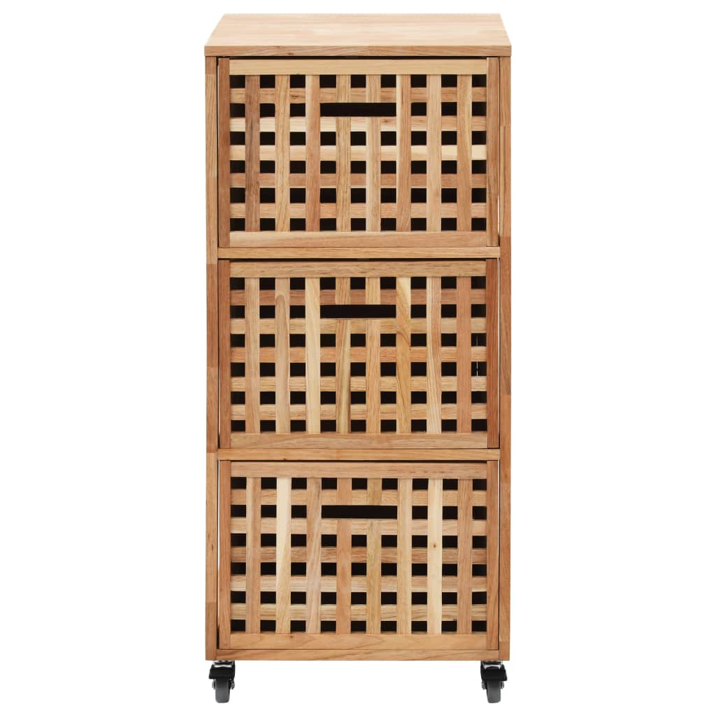 Vidaxl Szafka Łazienkowa, 41X41X91 Cm, Lite Drewno Orzecha Włoskiego