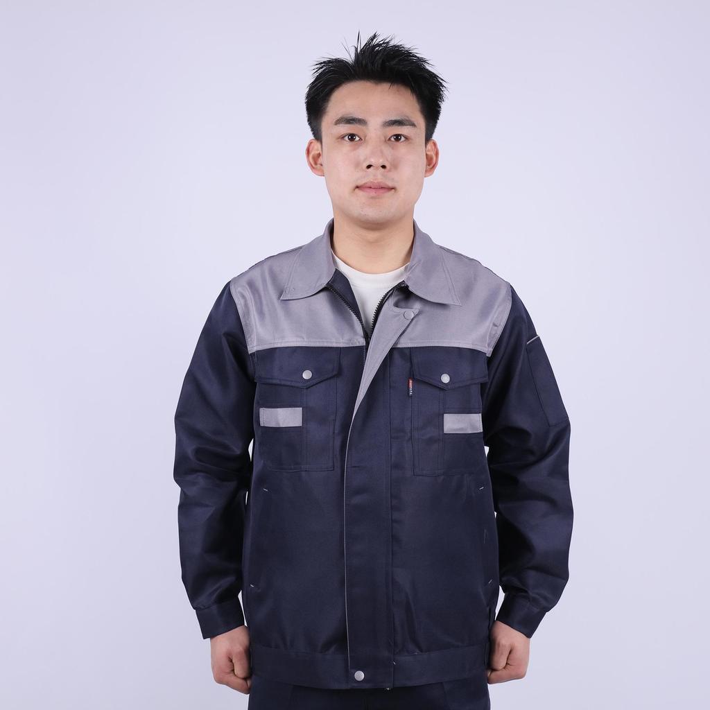 Four Seasons Universal Wear-Resistant, Stain-Resistant, and Anti-Scald Workwear Uniform: Quick-Drying, Breathable Labor Protection Clothing