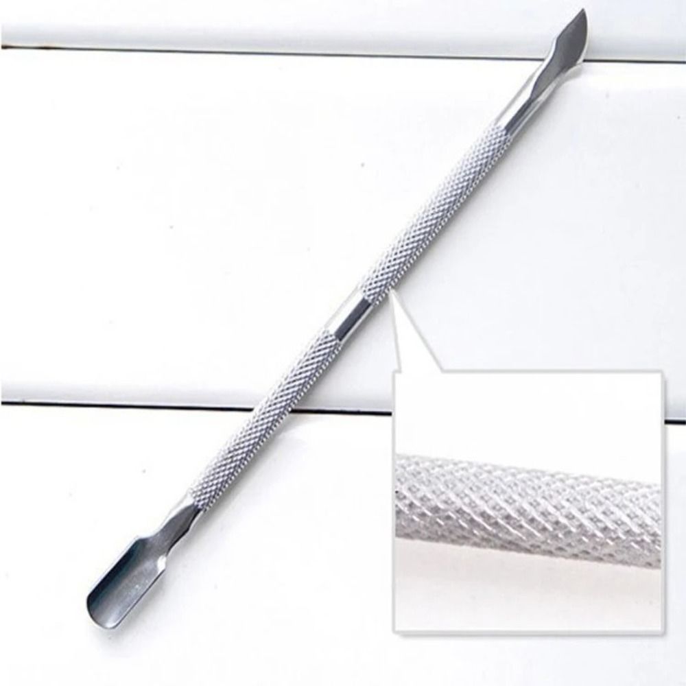 Double Sided Finger Dead Skin Push Stainless Steel Nail Cuticle Pusher High Quality Manicure
