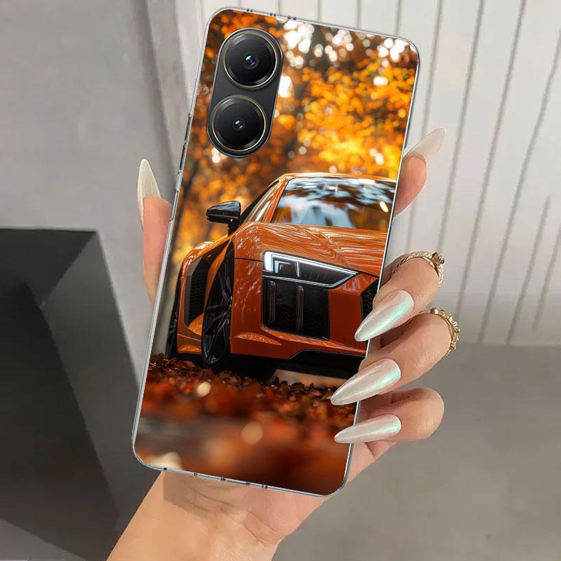 R-S 6 7 8 Спортивный чехол для телефона автомобиля для Xiaomi Poco X5 X6 X7 Pro F7 Ultra M7 Redmi 15 15C 13 13C 12 12C 10 10A 10C 9 9A 9C 9T Корпус P