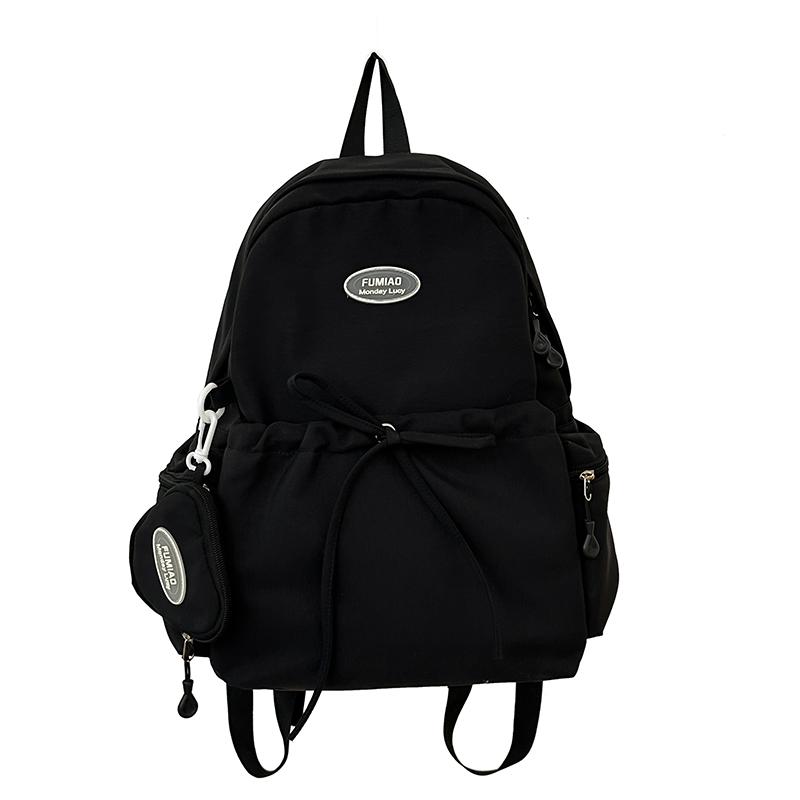 Студенческий школьный женский рюкзак с цветными блоками, рюкзак большой емкости