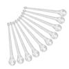 10Pcs Crystal Raindrop Pendant Hanging Icicles Decoration