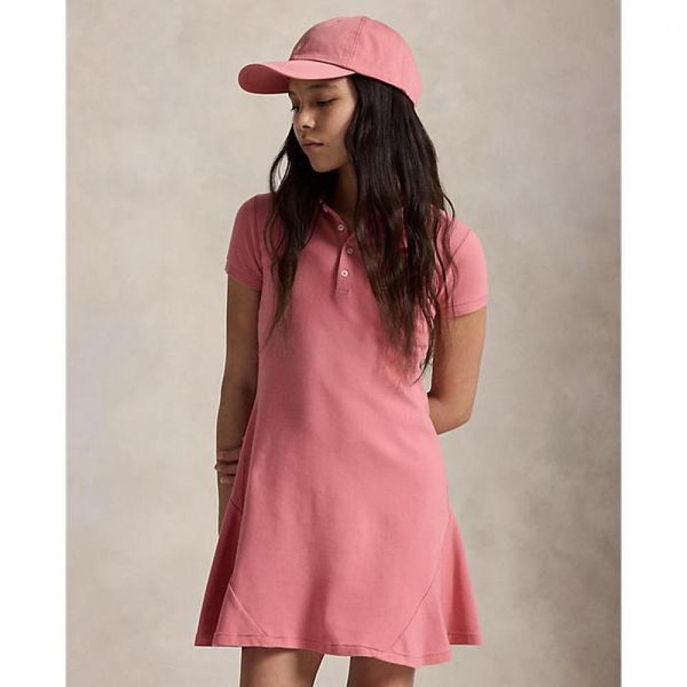 Polo Ralph Lauren Девочки Эластичное Сетчатое Поло-платье 7-16 лет