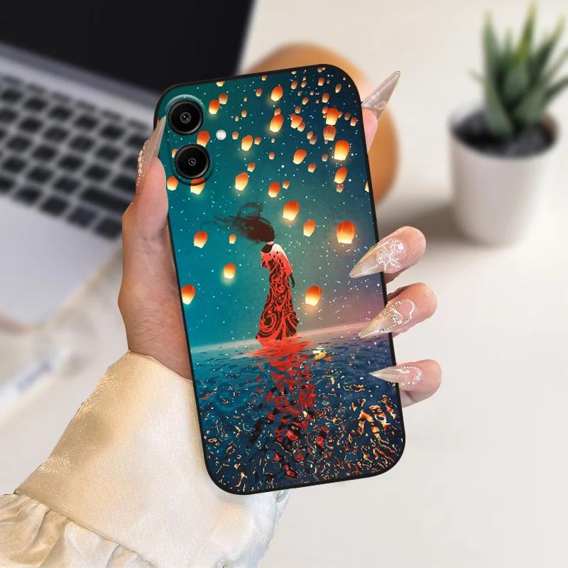 Модный мультяшный чехол для Samsung A06 Чехол A16 4G 5G Мягкий силиконовый ТПУ Чехол для телефона для Samsung Galaxy A05 A05S Защитные оболочки