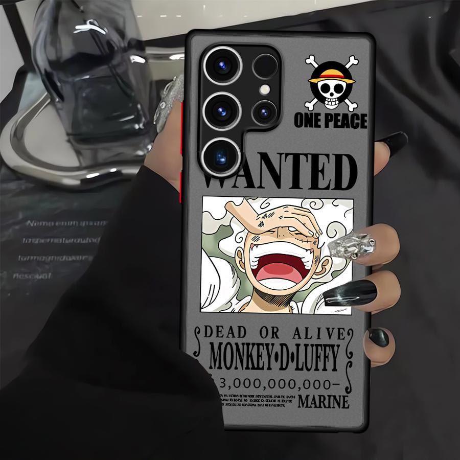 Anime One Piece Luffy Back Phone Cover Case for Samsung Galaxy S24 FE S20 S10 S21 S22 Plus S23 Ultra S9 S25 Edge