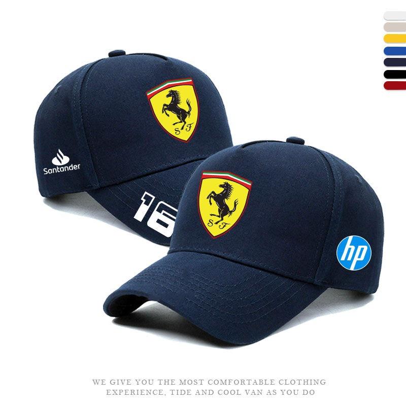 Для Ferrari Печать Логотип Мода Уличная Летняя Спортивная Шляпа Бейсболка Весна Осень Регулируемая Солнцезащитная Шляпа Наклейка Аксессуары
