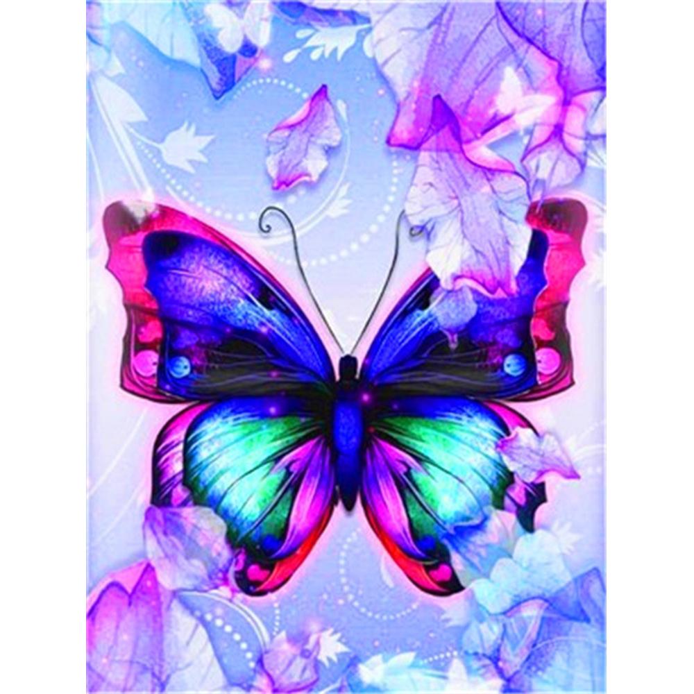 Алмазная картина, полный цветок, стразы, 5D DIY, Алмазная вышивка, распродажа, мозаичная мозаика с изображением бабочки, набор для вышивки крестиком