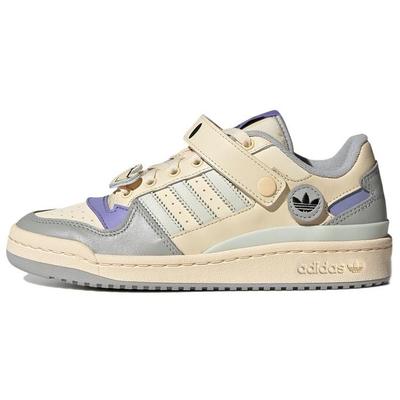 Originals Forum Low Кожа Липучка Прочные Легкие Низкие Кеды для Скейтбординга Женские Кроссовки Светло-серый Фиолетовый GW4426