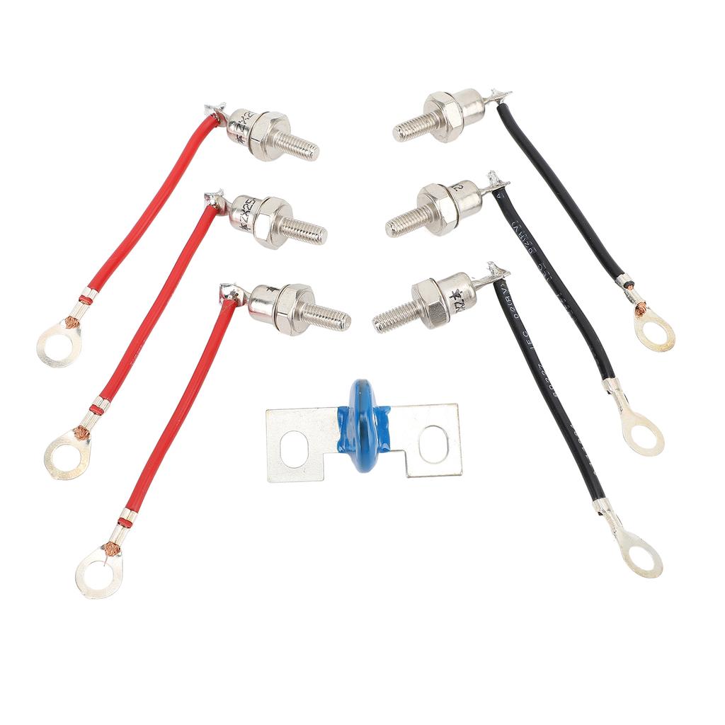 Diode Rectifier Kit 25A RSK1001 3 Positive Diodes 3 Negative Diodes Compatible with Generator