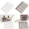 Sunglasses Organizer Tray 4 Grids Eyeglasses Storage Box for Men Women Space Saving Trendy Glasses