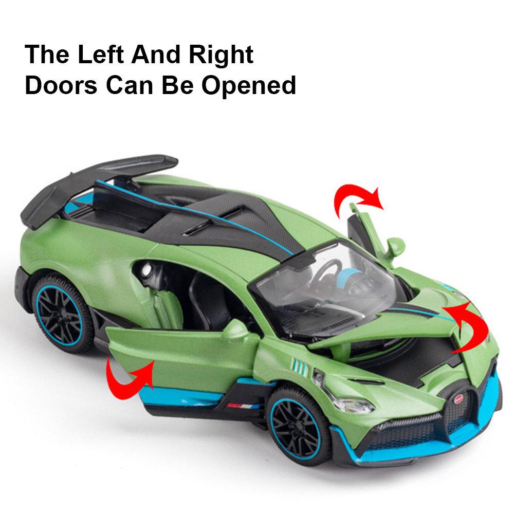 1/32 масштаб Divo, литая под давлением модель автомобиля, игрушечная машина с откатным механизмом, звуком и светом для детей, коллекция подарков для мальчиков и девочек