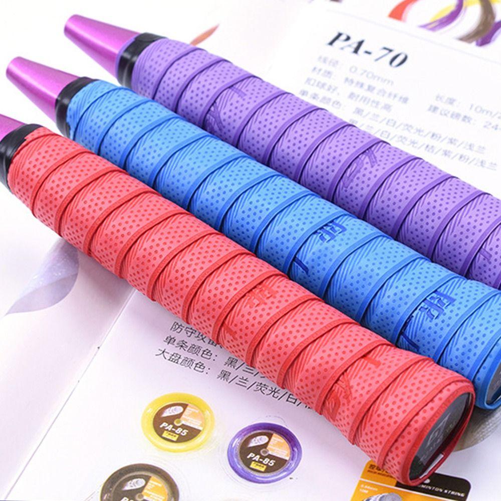 Gradient Colorful Fishing Rod Sweatband Anti Slip Tennis Overgrip Fishing Rod