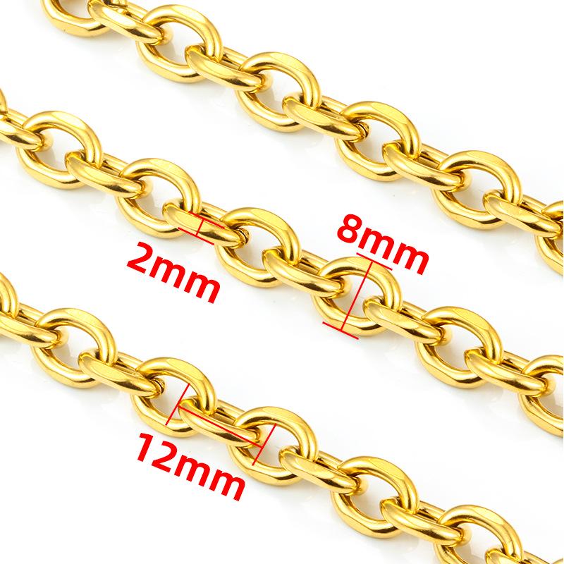 «Набор для самостоятельного изготовления ожерелья и браслета из нержавеющей стали для мужчин и женщин»