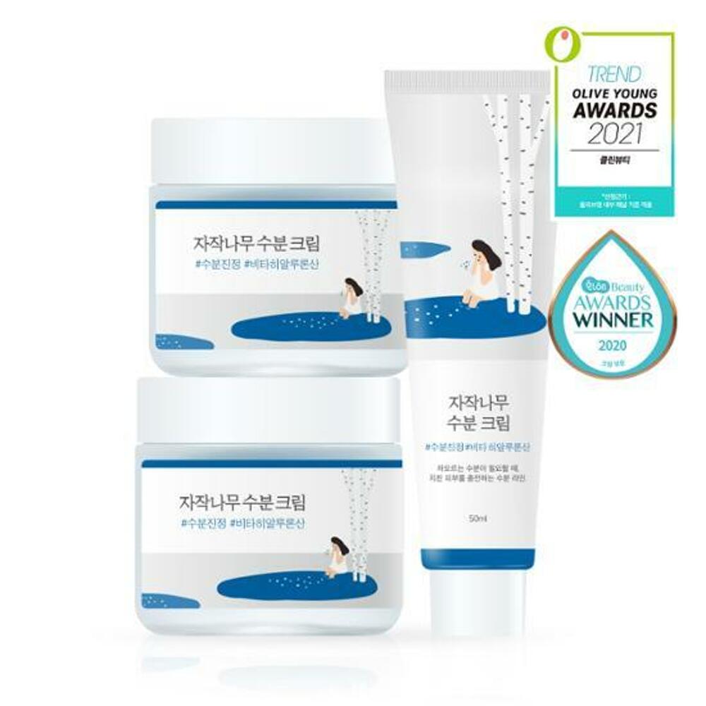 ROUND LAB Крем увлажняющий с березовым соком 80мл 1+1 (+50мл)