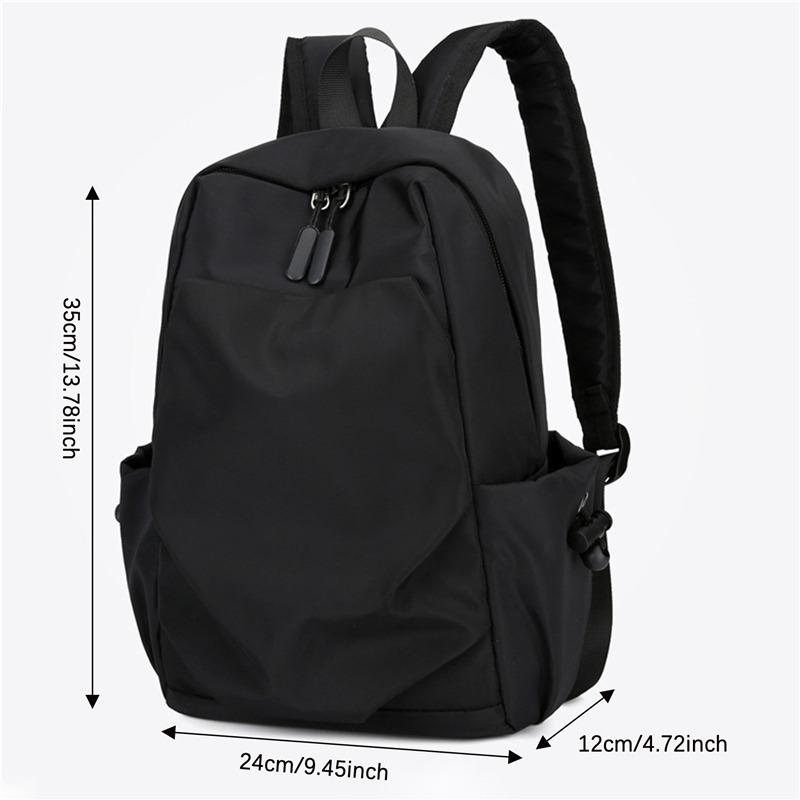 Men's Backpack Fashion Small Black Shoulder School Bag for Man 2026 Canvas Designer Waterproof Sports Travel Male Backpacks