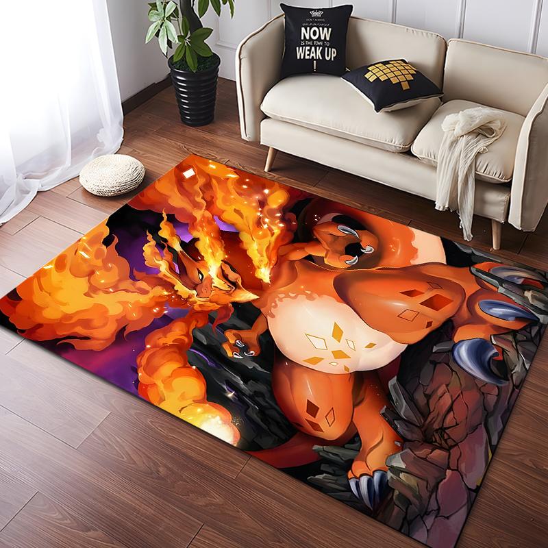 3D C-Charizard Printed Carpet Bedroom Play Mat Rug Bedroom Carpet Living Room Sofa Rug Crawl Mat Top 10 Festive Gifts Potdemiel