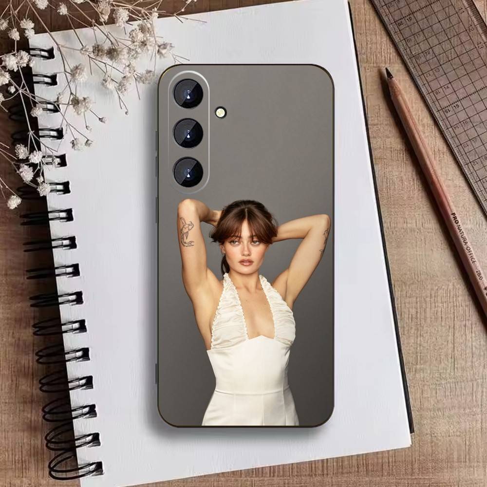 Чехол для телефона Ella Purnell для Samsung Galaxy A73, A72, A71, A70, A52, A51 Другие Мягкий черный чехол