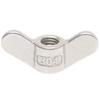 304 Stainless Steel Butterfly Wing Nut, Hand-Tightened, M4-M12 Sizes