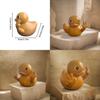 Charming Resin Duck With Wood Texture Ideal For Unique Home Decoration And Gift Giving