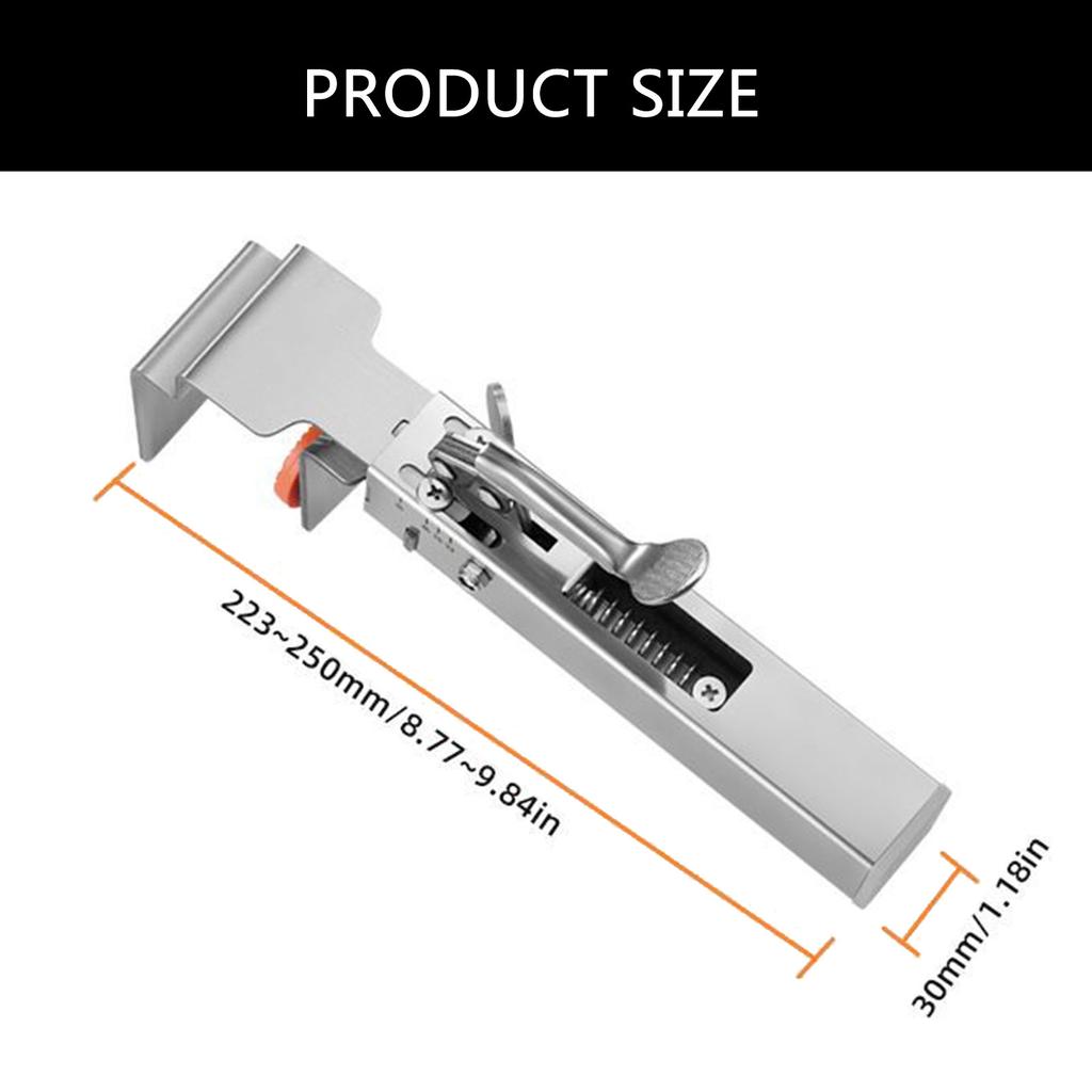 Adjustable Drawer Organizers Clamps Secure Grip Fixtures for Home and Office Use Sturdy Stainless Steel Materials