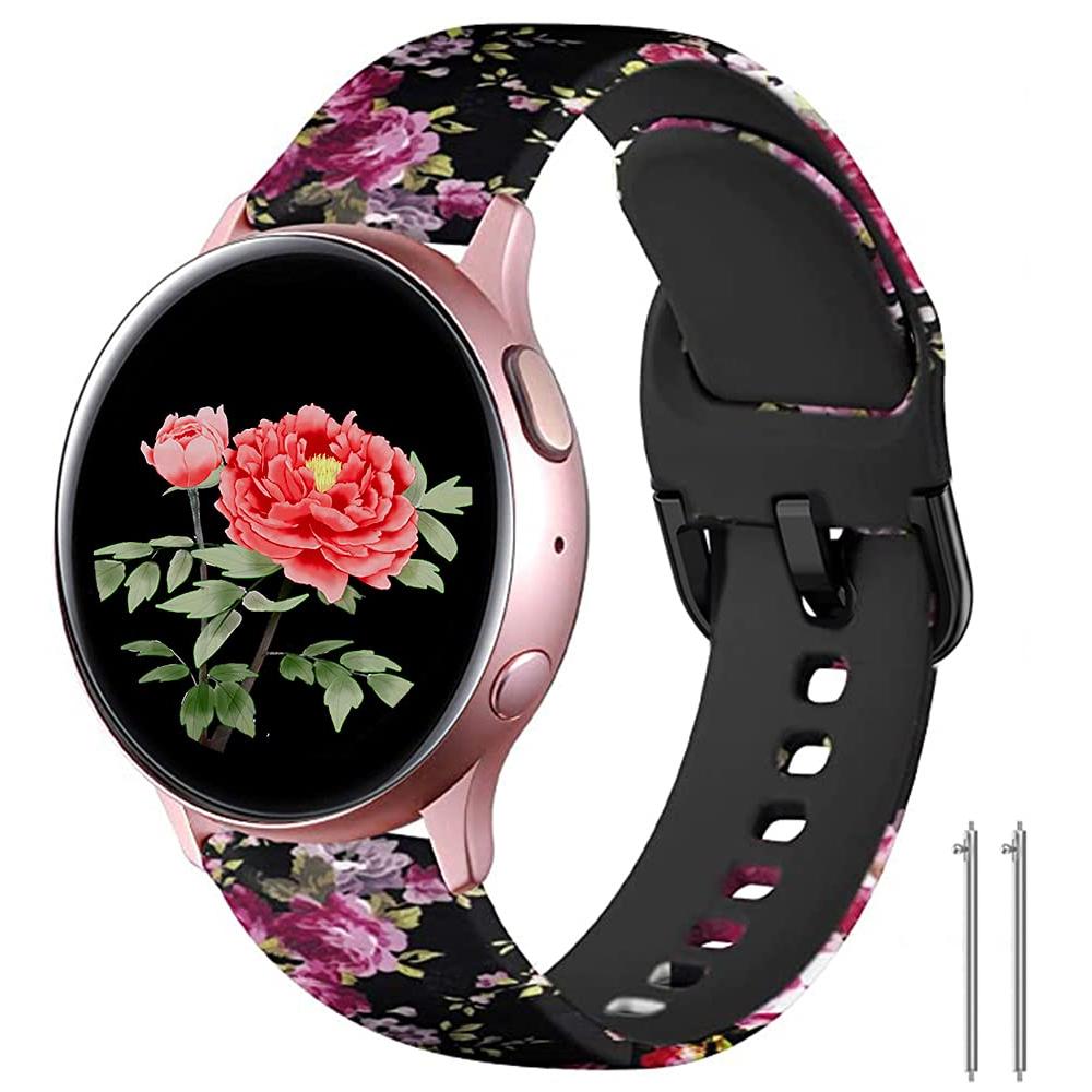 Силиконовый ремешок 20 мм 22 мм для samsung galaxy Watch 7/6/5/4/5PRO/4CLASSIC/46MM/42/40mm 44mm Браслет amazfit gts 2 3 4 Mini Bip 5