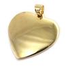 [M8737] - Gold Plated 'Heart' Pendant - 28x22 Mm
