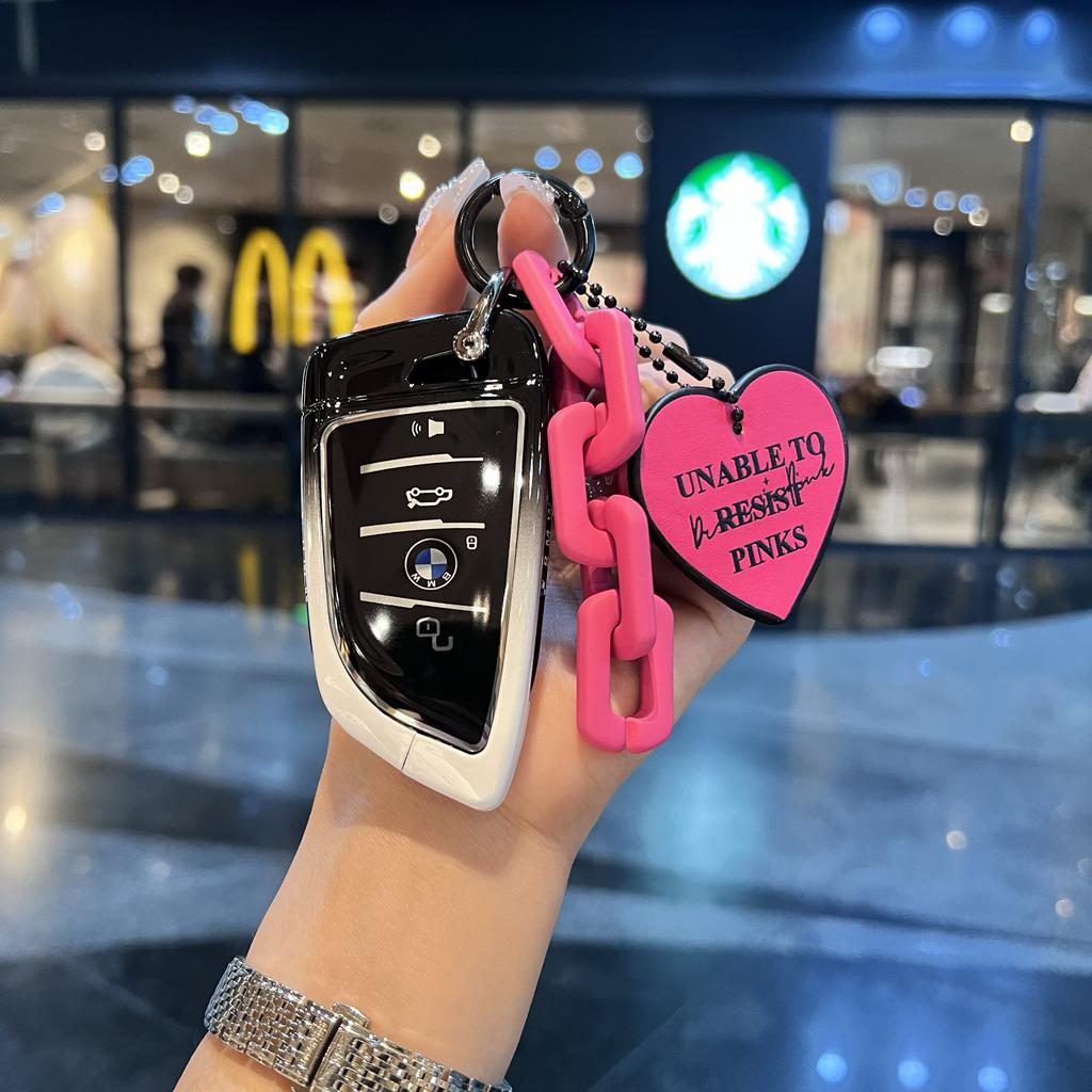 Zinc Alloy Car Key Case Cover for BMW X1 X3 X4 X5 F15 X6 F16 G30 7 Series G11 F48 F39 520 525 f30 118i 218i 320i Car Accessories ir2