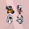 Unique Cartoon Camera Robot Metal Brooch Pin For Collectors Stylish Accessories