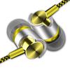 Fashion Braided Wired Volume Control Phone Stereo Sound Laptop In-ear Earphones