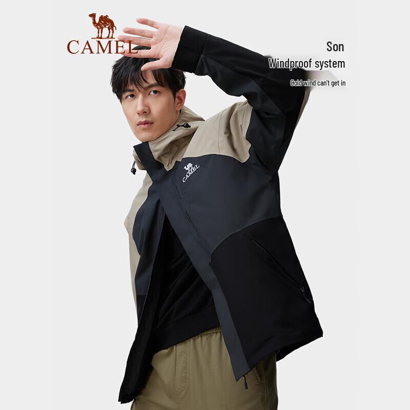 CAMEL Unisex 3-in-1 Outdoor Waterproof Fleece Jacket