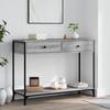 VidaXL Console Table Sonoma Grey 100x34.5x75 Cm Engineered Wood 834173