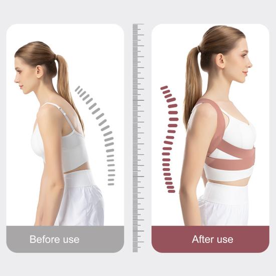 Posture Corrector Adjustable Body Posture Correcting Brace Invisible Upper Back Support Shoulder Straightener for Men And Women