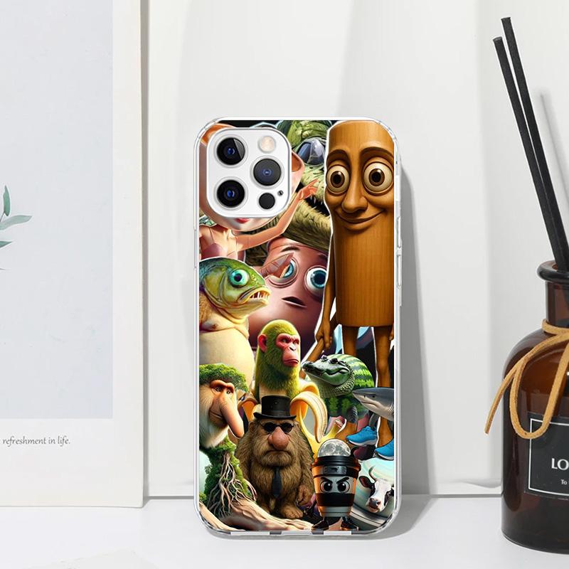 Italian Brainrot Animals Phone Case For Iphone 17 Air 16 15 Plus 16E 14 Pro Max 13 Mini 12 11 7 8 SE Fundas Soft Back Cover 17 A