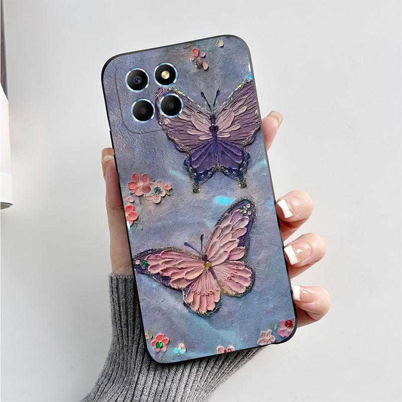 For Huawei Honor X6 X6S X6A X6B Phone Case Butterfly Astronaut Soft Silicone Protection Back Cover For Honor X 6 X6 S A B Funda