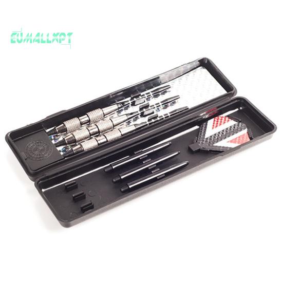 3Pcs/Set Professional Aluminium Alloy Plastic Darts Shaft Tip Flights with Box