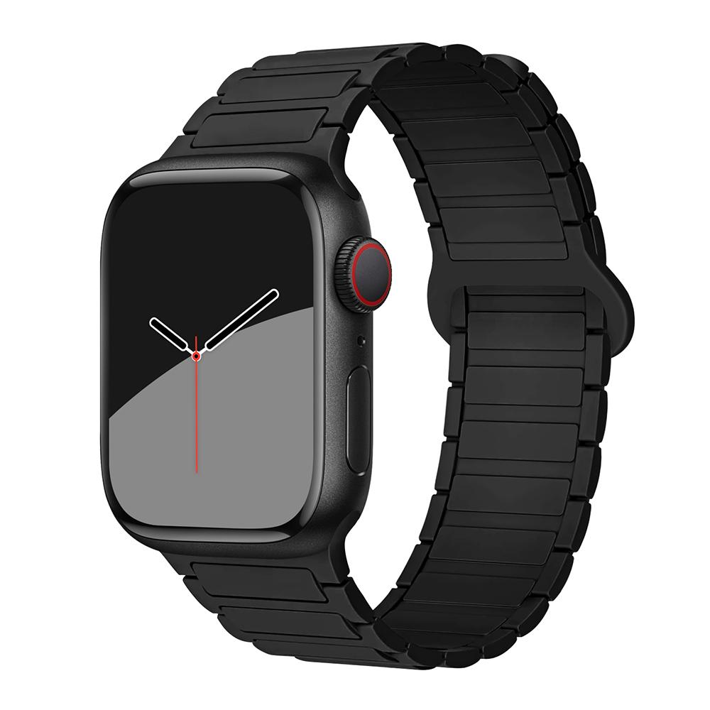 bands for Apple Watch strap 40mm 46mm 45mm 44mm 41mm 49mm Magnetic Silicone correas Bracelet iWatch Series 11 10 9 8 Se ultra2 3