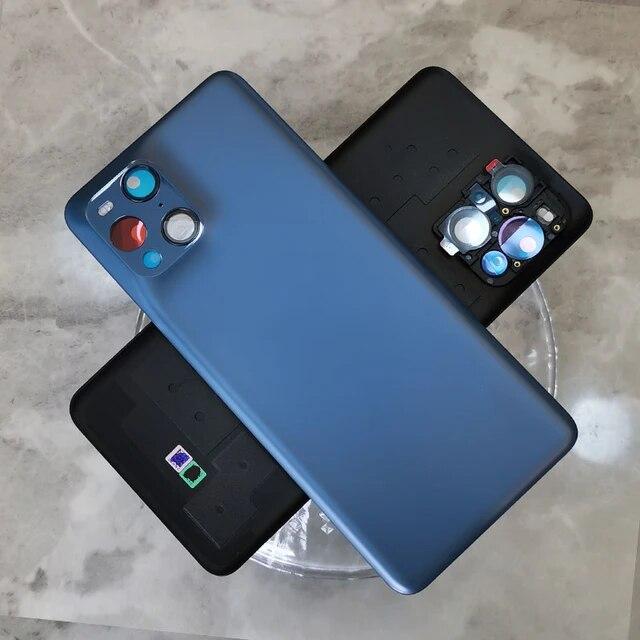 Задняя крышка аккумуляторного отсека для OPPO Find X3, дверца корпуса с рамкой камеры, 6,7 дюйма